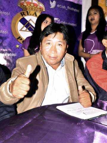 Calixto Santos elegido Presidente de Real Potosi
