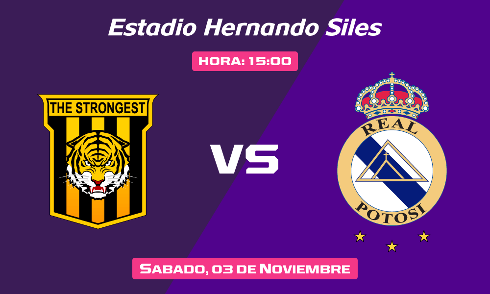 Real Potosi busca sumar esta tarde ante The Strongest