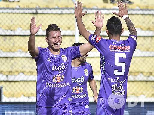 Real Potosí gano, gusto y goleo a Blooming